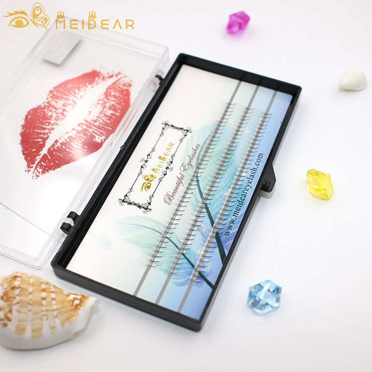 Professional distributor supply handmade russian volume lashes clusters with private label